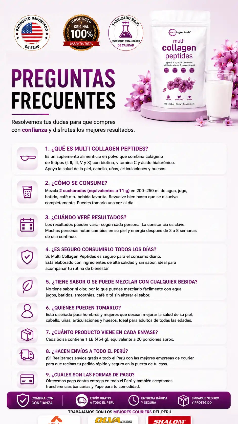 Multi Collagen Peptides 1 Libra