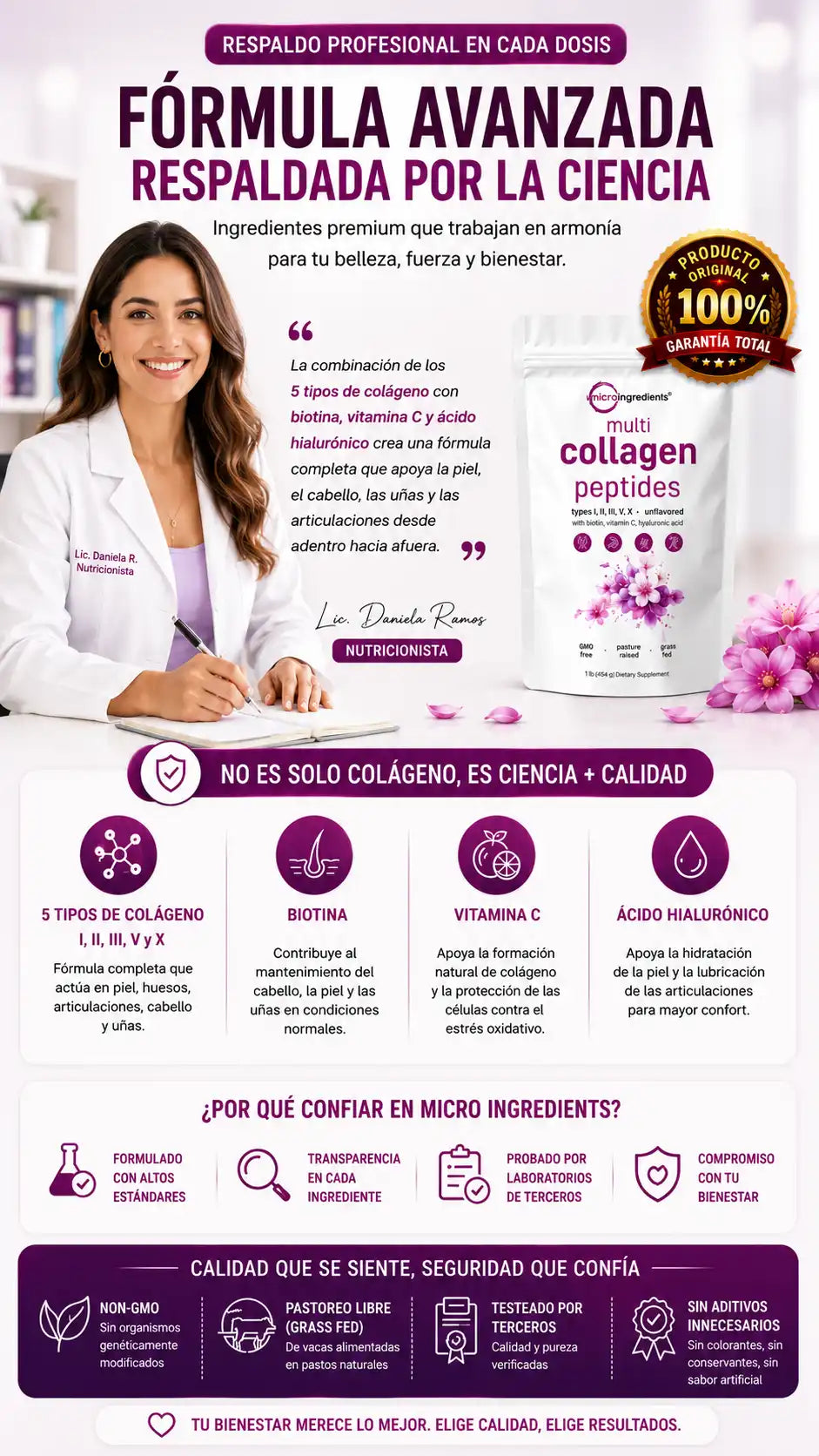 Multi Collagen Peptides 1 Libra