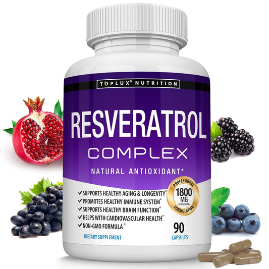 Resveratrol Complex 1800 MG. Antioxidante complejo